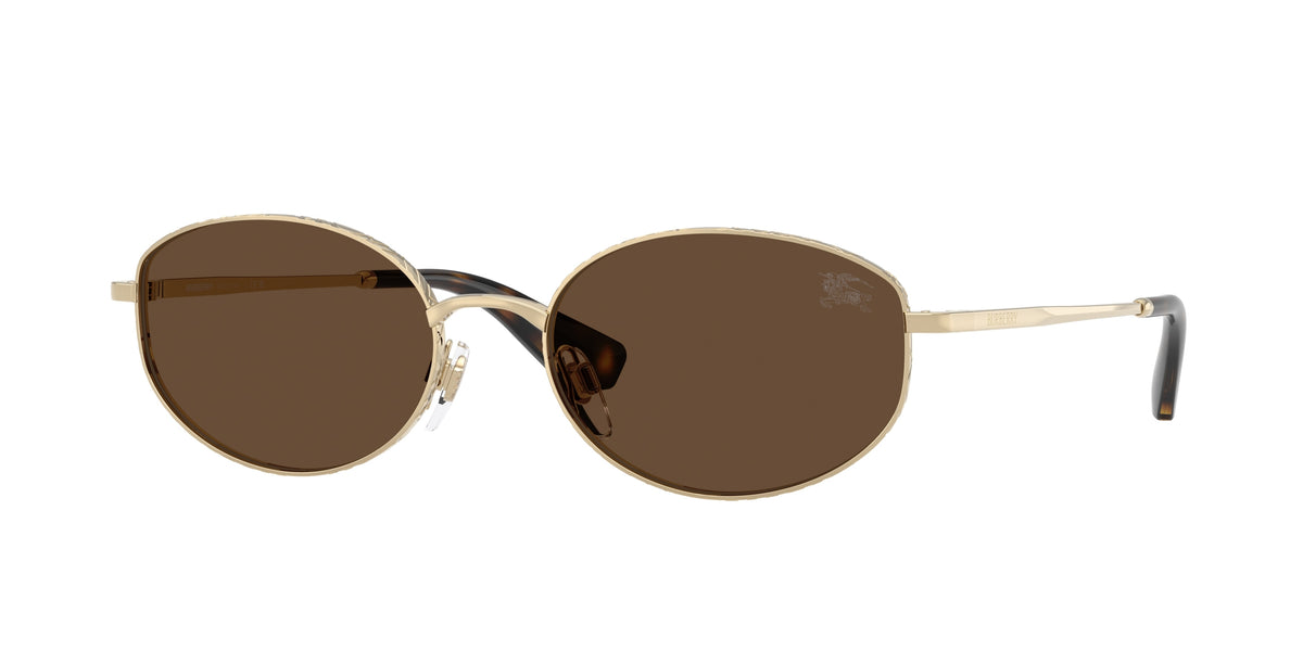 Burberry BE3169 Light Gold Dark brown sunglasses