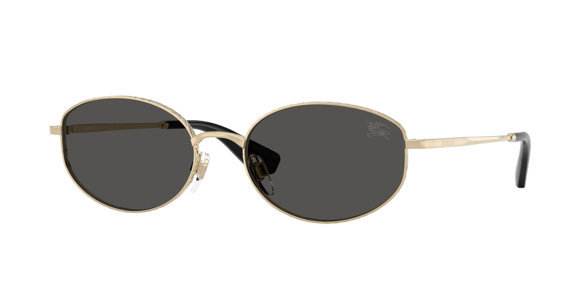 Burberry BE3169 Light Gold Dark grey sunglasses