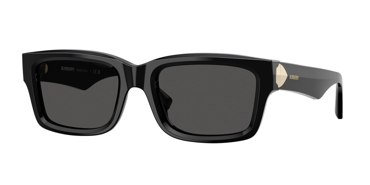 Burberry BE4443F Black Dark grey sunglasses
