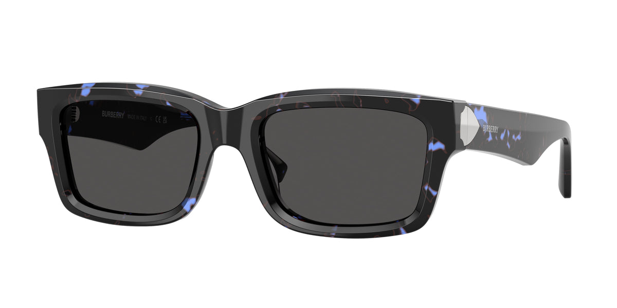 Burberry BE4443F Blue Havana Dark grey sunglasses