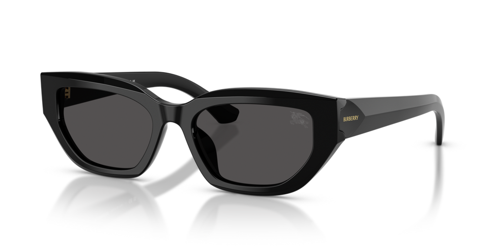 Burberry BE4463D - Black / Dark grey - three-quarter view [300187]