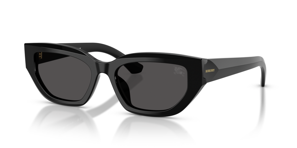 Burberry BE4463D - Black / Dark grey - three-quarter view [300187]