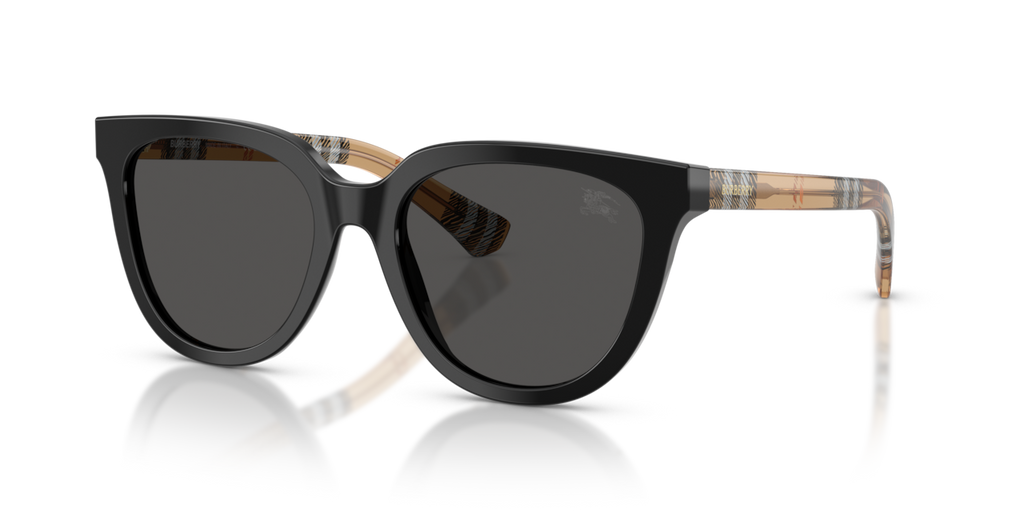 Burberry BE4469 - Black / Dark grey - three-quarter view [416187]