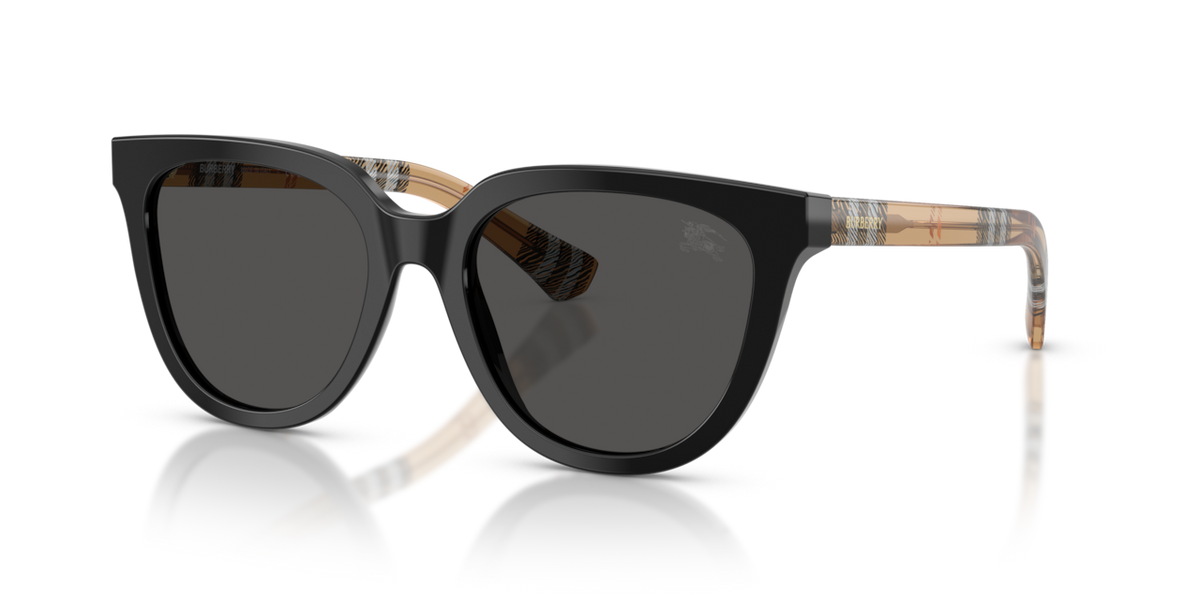 Burberry BE4469 - Black / Dark grey - three-quarter view [416187]
