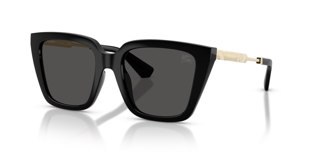 Burberry BE4473U - Black / Dark grey - three-quarter view [300187]