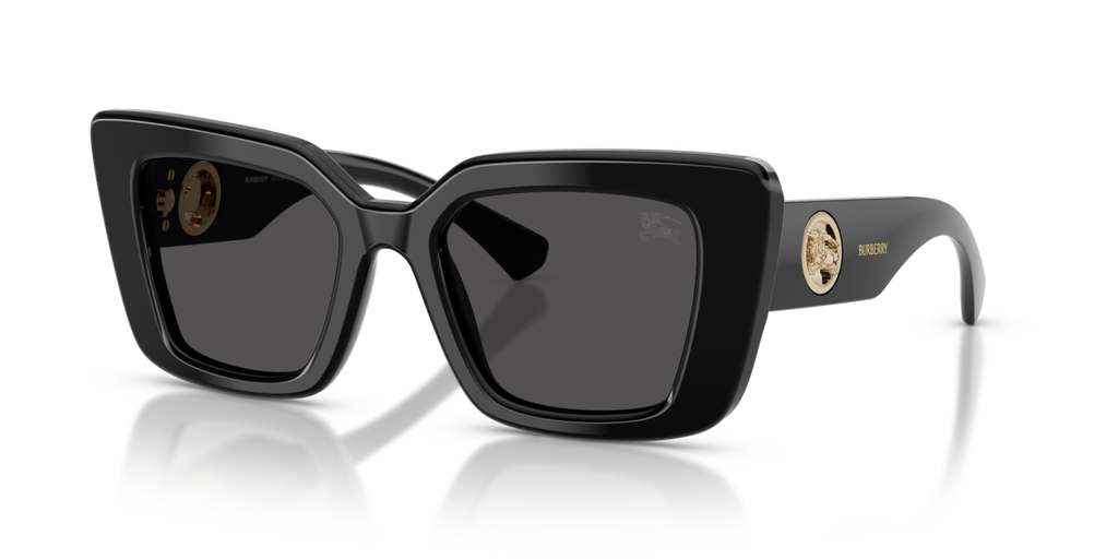 Burberry BE4476 - Black / Dark grey - three-quarter view [300187]