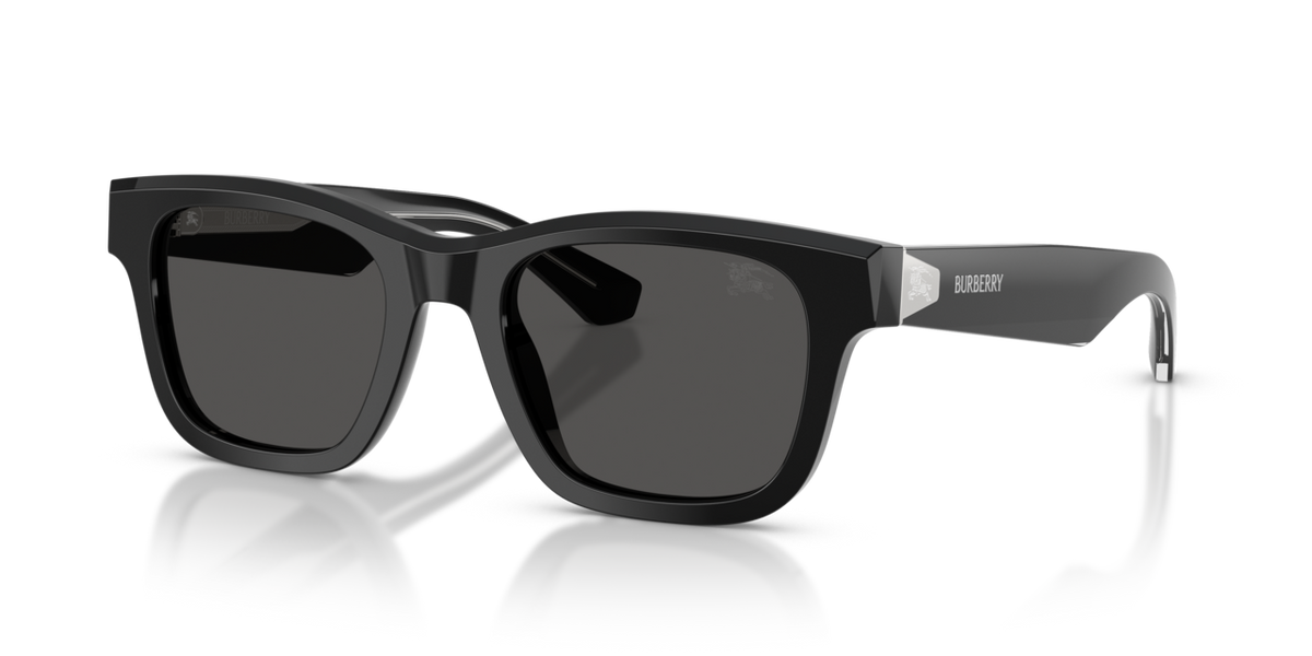 Burberry BE4504 - Black / Dark grey - three-quarter view [420687]