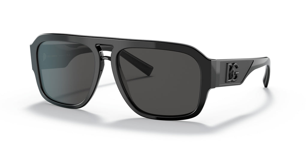 Dolce & Gabbana DG4403F Sunglasses - Black / Dark grey