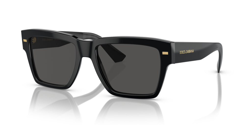 Dolce & Gabbana DG4431 Sunglasses - Black / Dark grey