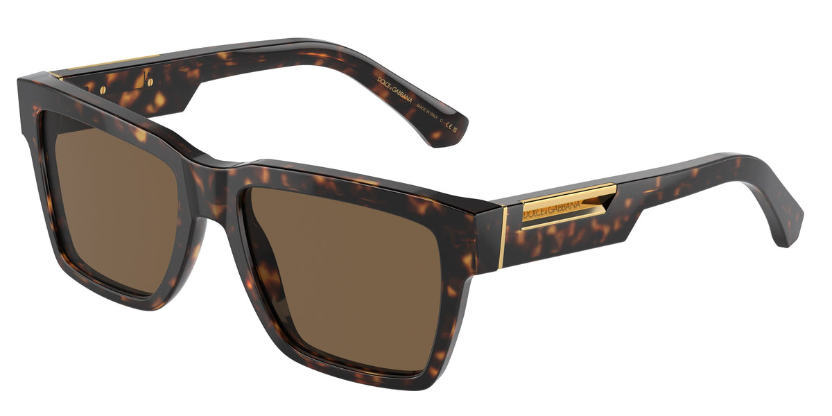 Dolce & Gabbana DG4465F Sunglasses - Havana / Dark brown