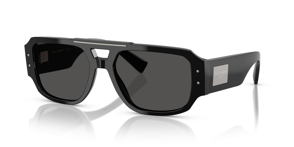Dolce & Gabbana DG4482 Sunglasses - Black / Dark grey