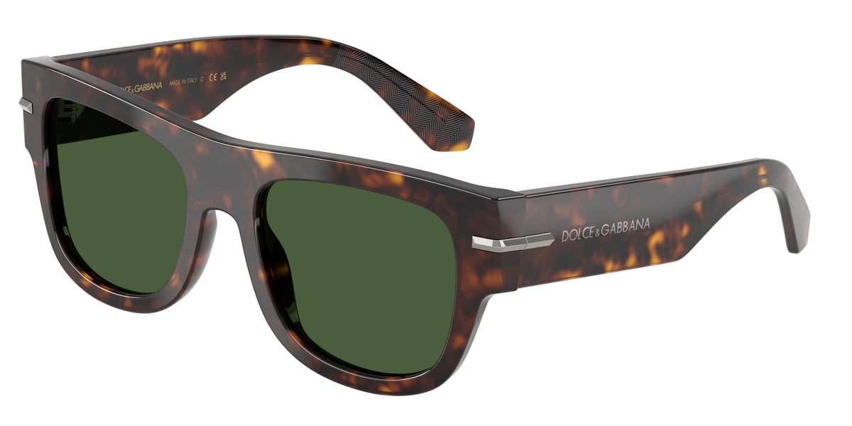 Dolce & Gabbana DG4484 Sunglasses - Havana / Dark green