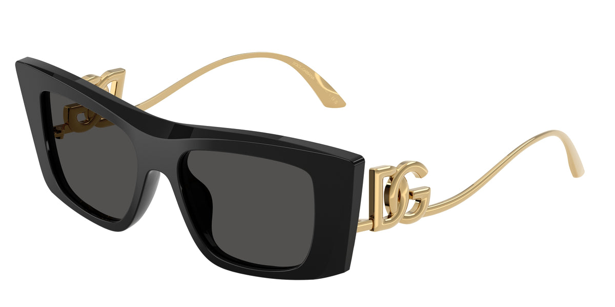 Dolce & Gabbana DG4510 Sunglasses - Black / Dark grey