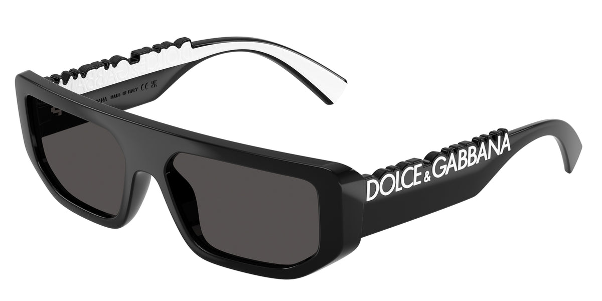 Dolce & Gabbana DG6203 Sunglasses - Black / Dark grey