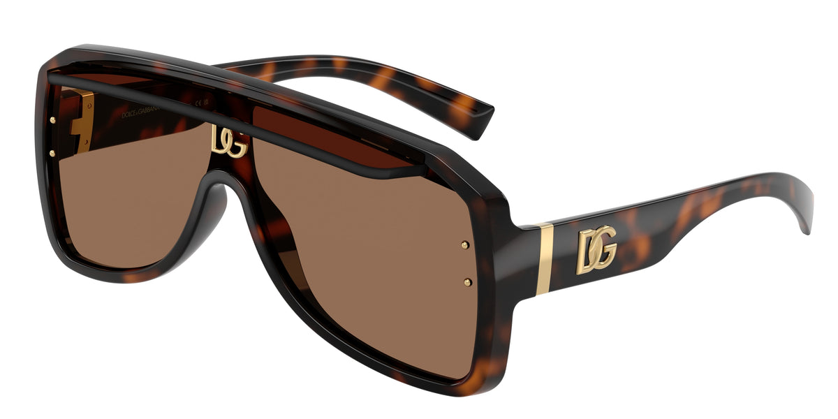 Dolce & Gabbana DG6205 Sunglasses - Havana / Dark brown