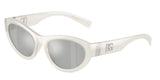 Milky White - Clear mirror silver
