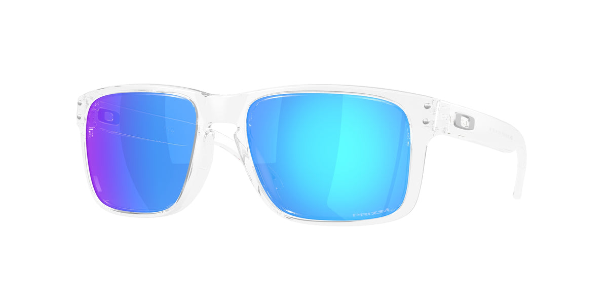 Oakley OO9102 Holbrook Sunglasses - Clear / Prizm sapphire