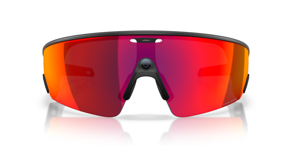Oakley Meta Vanguard Black frame, Prizm Road lenses - front view [800101]