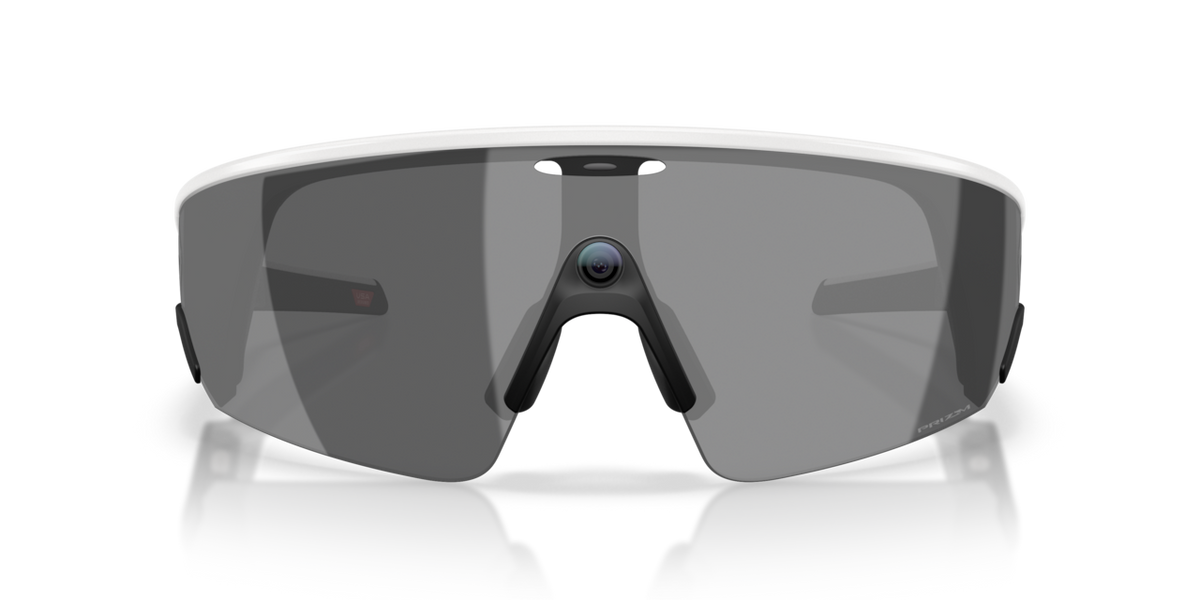 Oakley Meta Vanguard White frame, Prizm Black lenses - front view [800105]