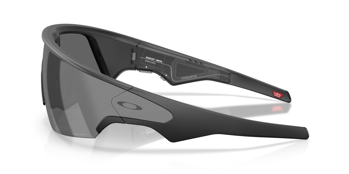Oakley Meta Vanguard Black frame, Prizm Black lenses - side view [800107]