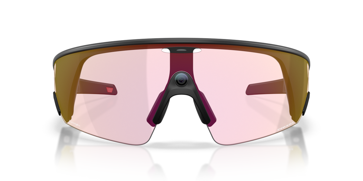 Oakley Meta Vanguard Black frame, Prizm Transitions Ember lenses - front view [800109]