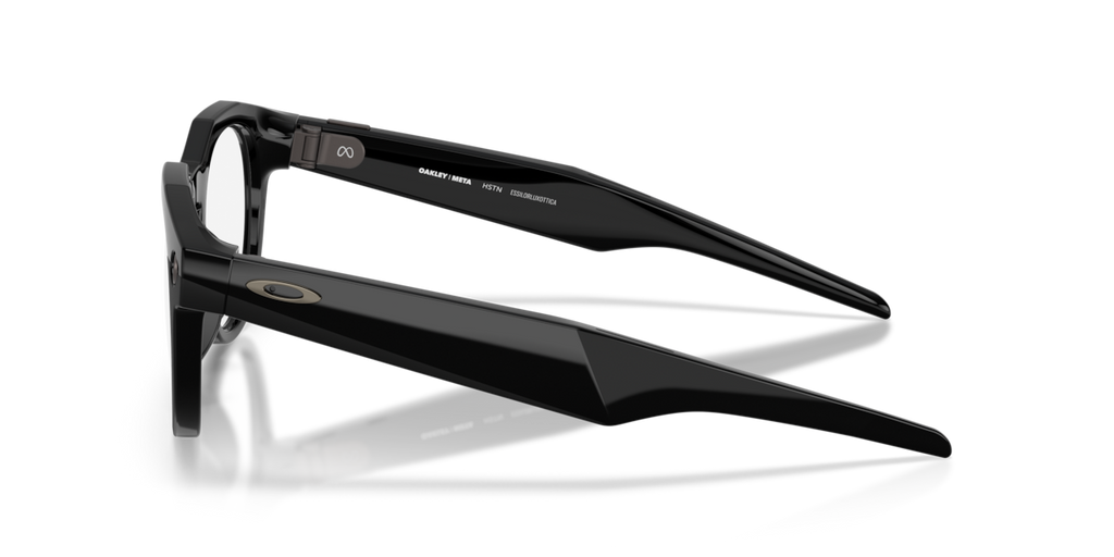 Oakley Meta HSTN Black frame, Transitions Amethyst lenses - side view [800202]