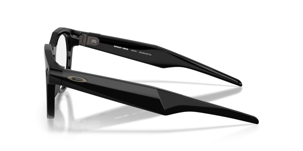 Oakley Meta HSTN Black frame, Transitions Amethyst lenses - side view [800202]