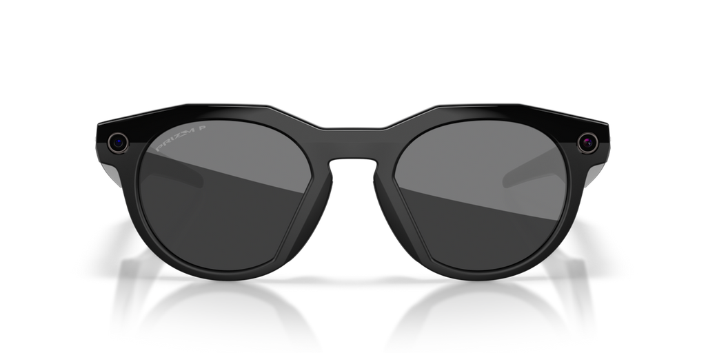 Oakley Meta HSTN Black frame, Prizm Black Polarized lenses - front view [800203]