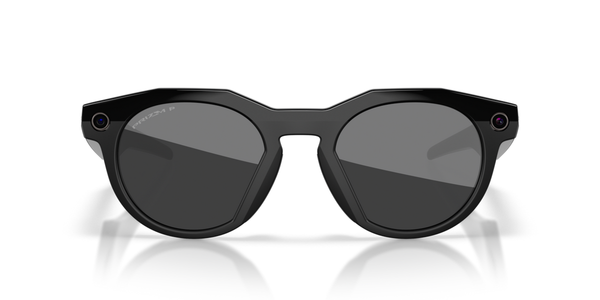 Oakley Meta HSTN Black frame, Prizm Black Polarized lenses - front view [800203]