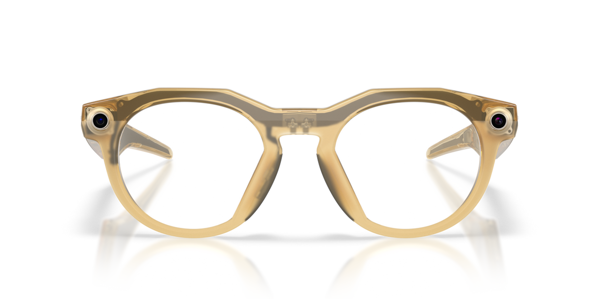 Oakley Meta HSTN Light Curry frame, Transitions Brown lenses - front view [800208]