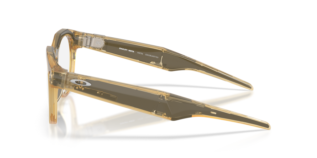 Oakley Meta HSTN Light Curry frame, Transitions Brown lenses - side view [800208]
