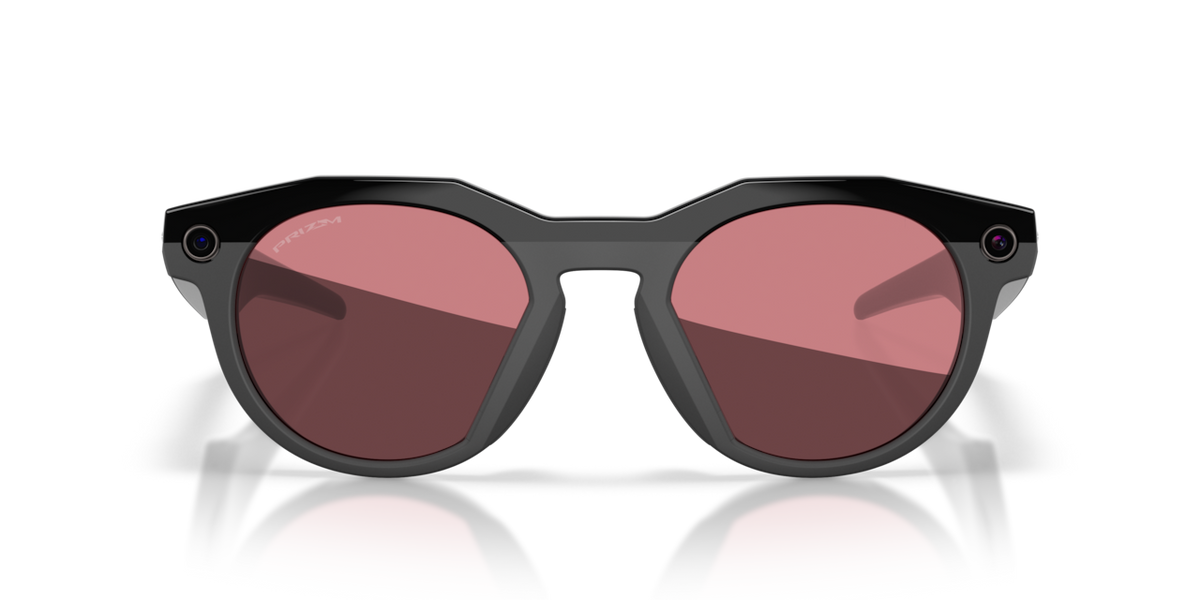 Oakley Meta HSTN Black frame, Prizm Dark Golf lenses - front view [800209]