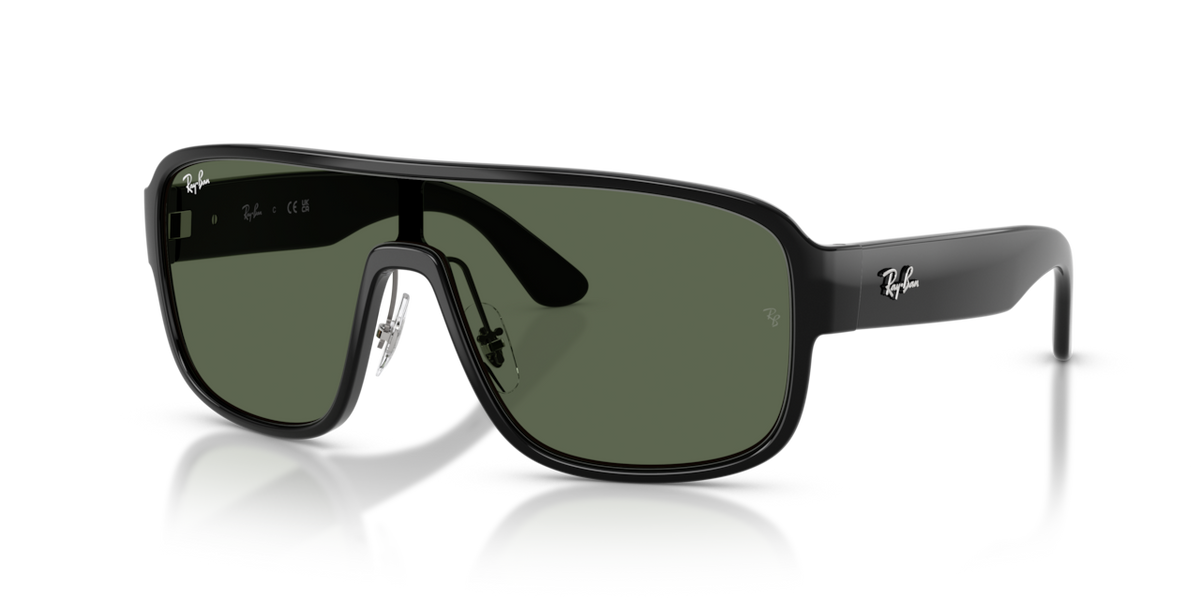 Ray-Ban RB2229 - Black / Dark green - three-quarter view [901/71]