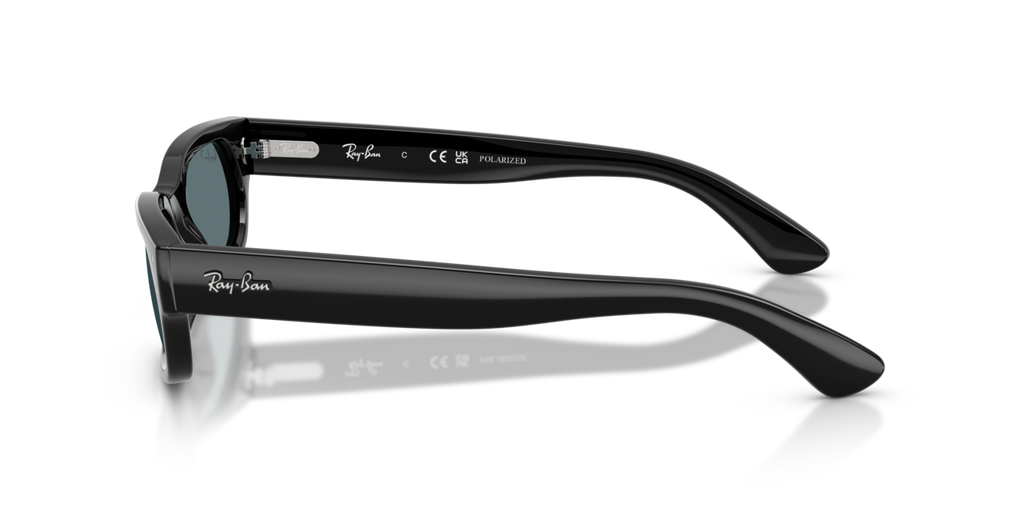 Ray-Ban RB2236 - Black / Polarized black - side view [901/48]