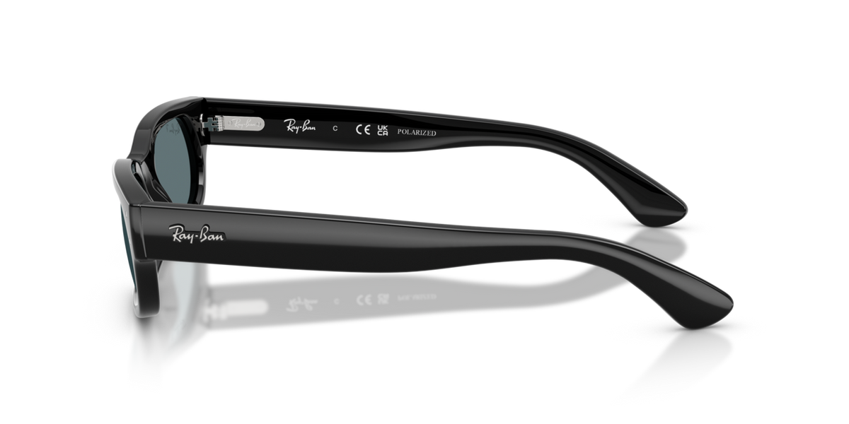Ray-Ban RB2236 - Black / Polarized black - side view [901/48]