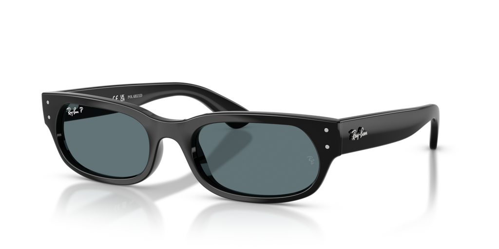 Ray-Ban RB2236 - Black / Polarized black - three-quarter view [901/48]
