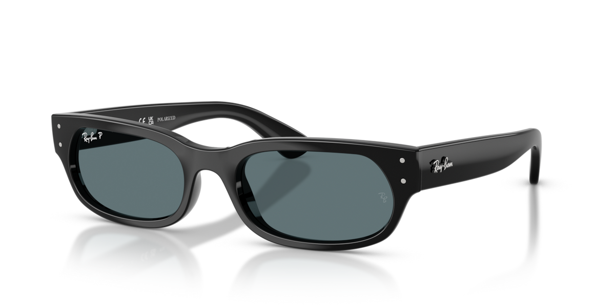 Ray-Ban RB2236 - Black / Polarized black - three-quarter view [901/48]