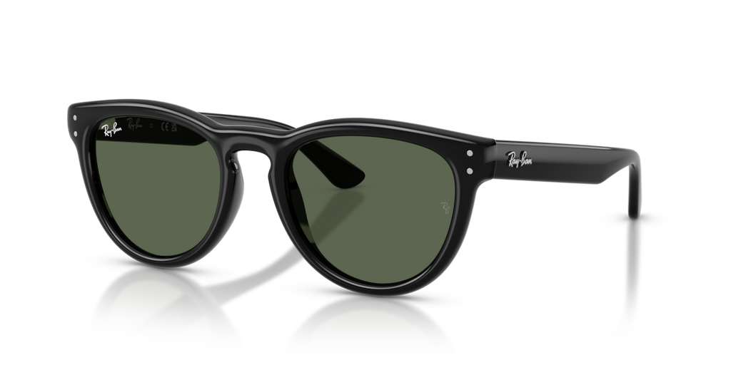 Ray-Ban RB2237 - Black / Dark green - three-quarter view [901/71]