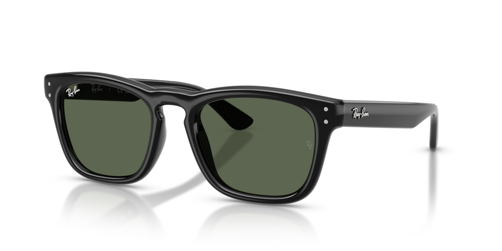 Ray-Ban RB2238 - Black / Dark green - three-quarter view [901/71]