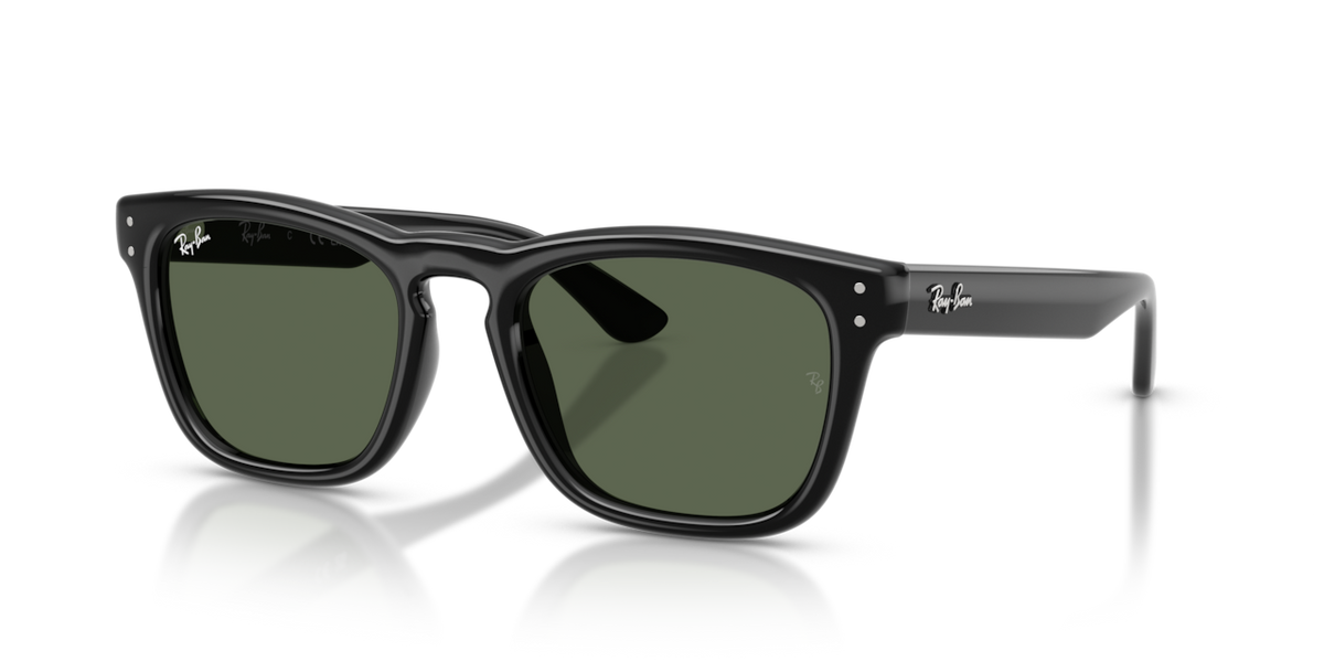 Ray-Ban RB2238 - Black / Dark green - three-quarter view [901/71]