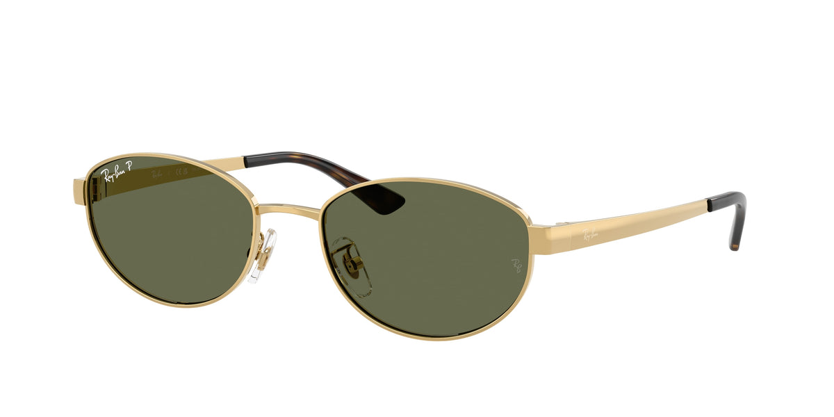Ray-Ban RB3774D Sunglasses - Arista gold - Dark green polarized