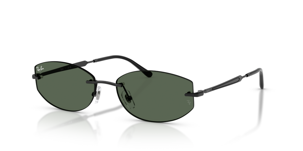 Ray-Ban RB3792 - Black / Dark green - three-quarter view [002/71]