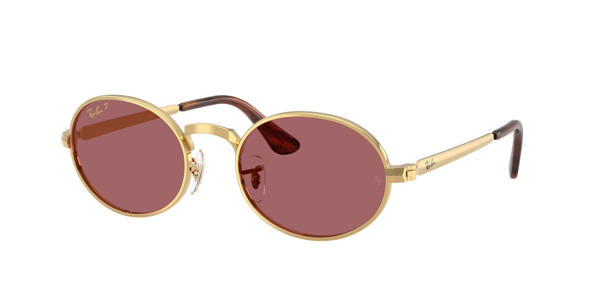 Ray-Ban RB3931 A$AP Rocky arista gold purple polarized sunglasses