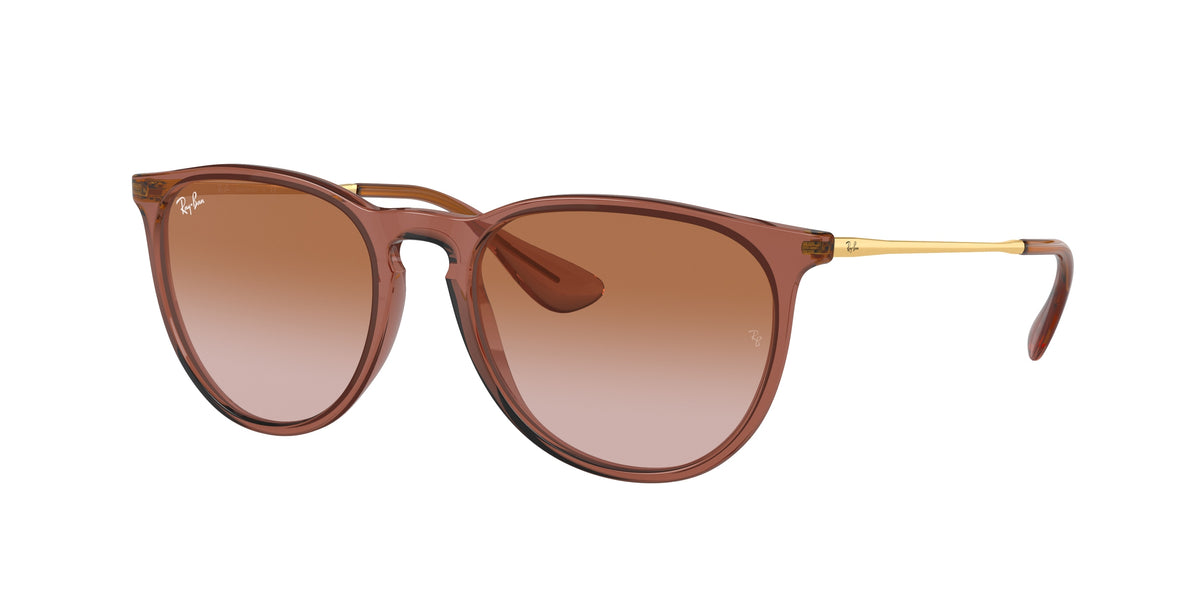 Ray-Ban RB4171 Erika Sunglasses - Transparent Light Brown / Gradient brown