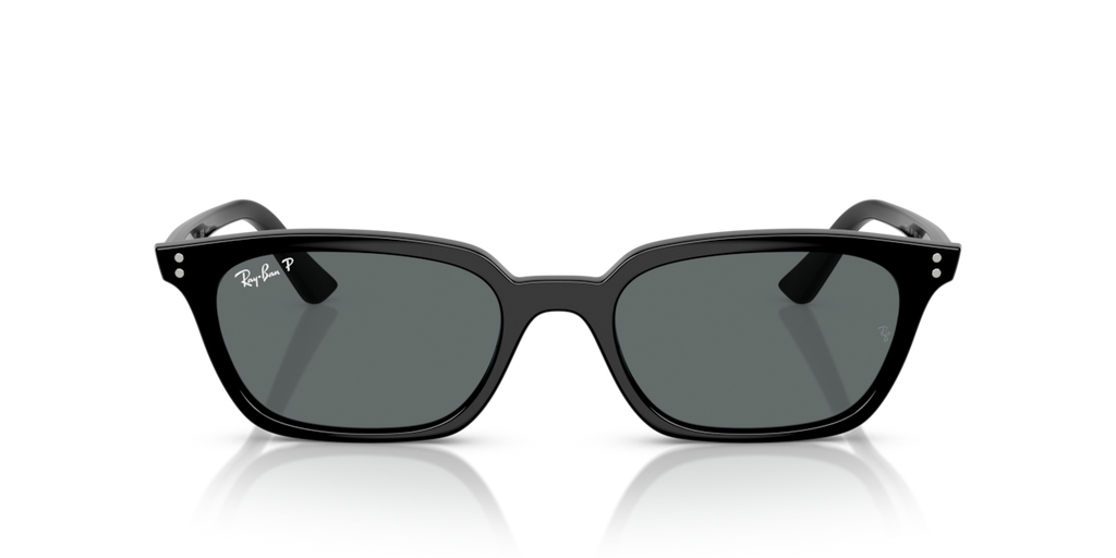 Ray-Ban RB4456 - Black / Dark grey polarized - front view [667781]