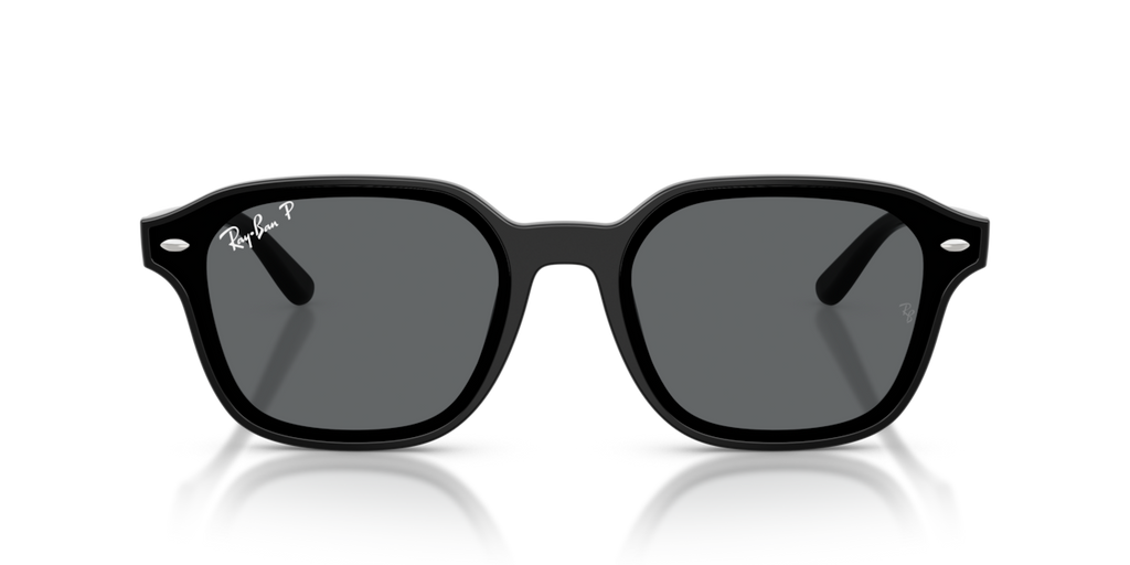 Ray-Ban RB4458D - Black / Dark grey polarized - front view [601/81]