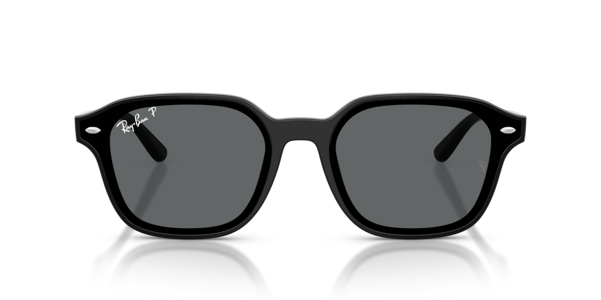 Ray-Ban RB4458D - Black / Dark grey polarized - front view [601/81]