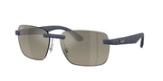 Sand Dark Blue / Grey gradient polarised+
