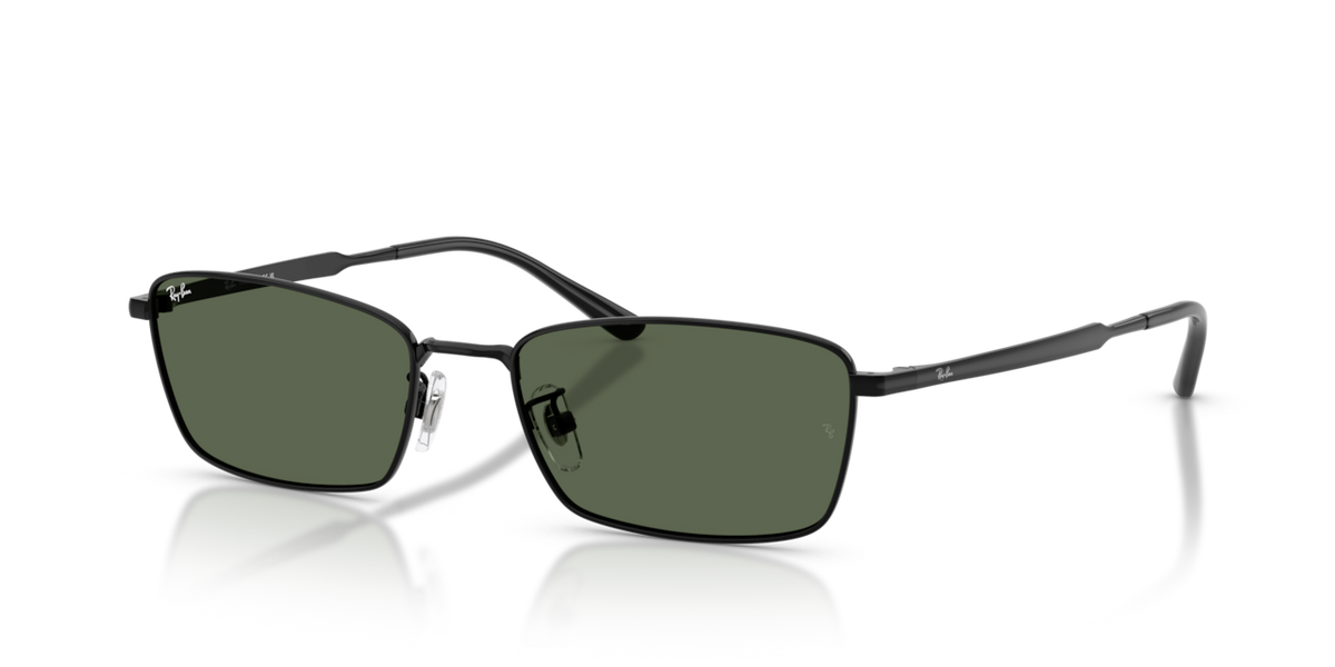 Ray-Ban RB8069D - Black / Dark green - three-quarter view [926771]