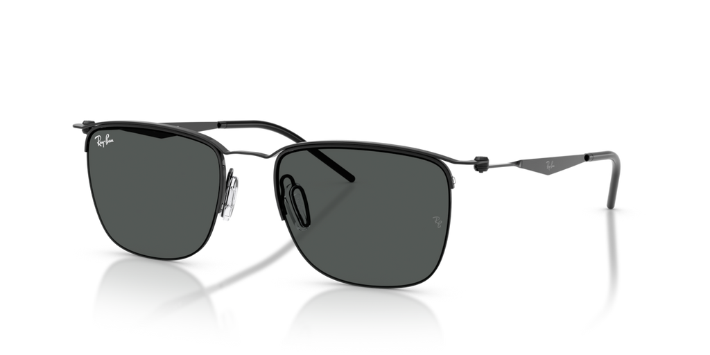 Ray-Ban RB8550 - Black / Dark grey - three-quarter view [928187]